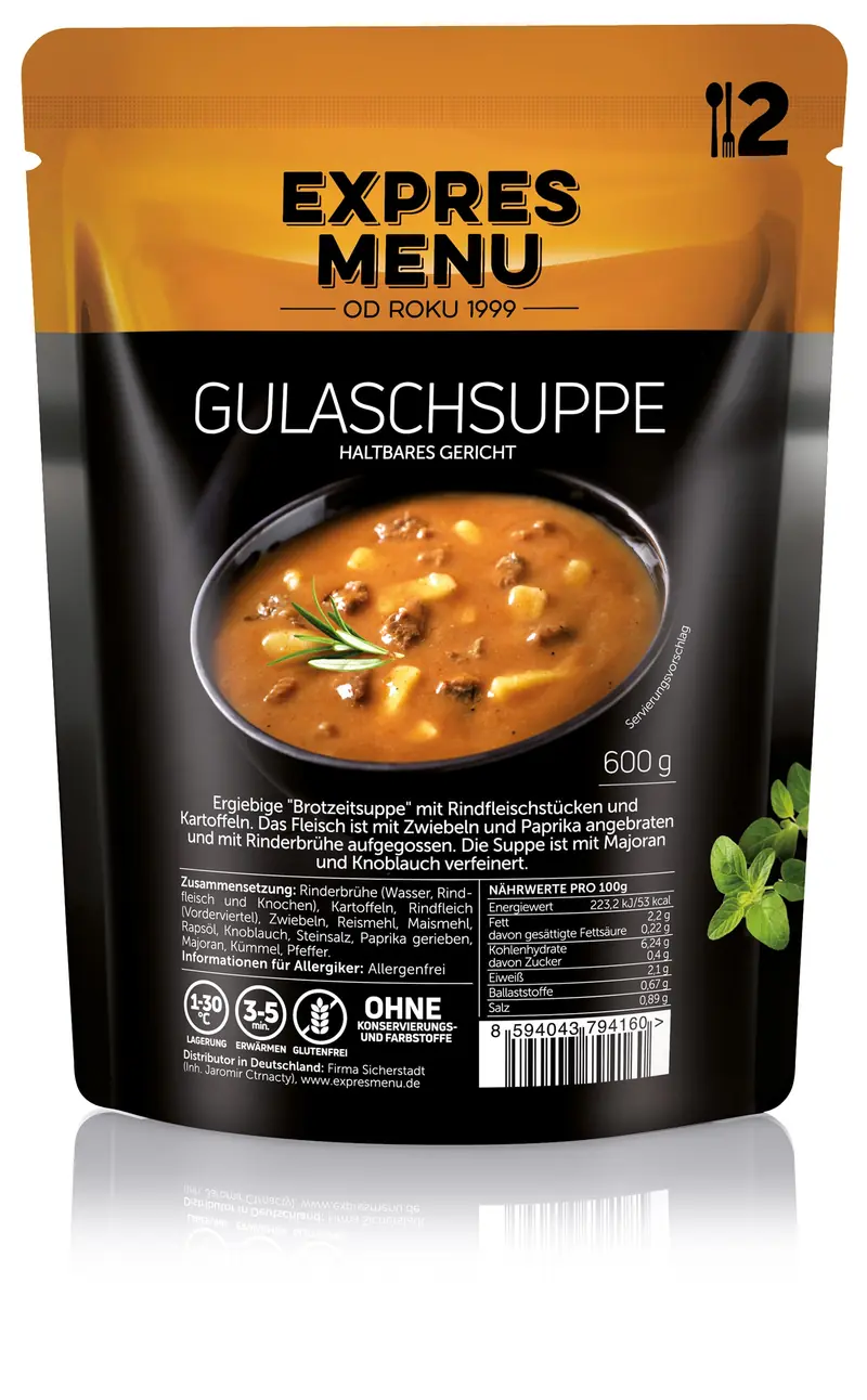 Expres Menu Suppe 2-Portionen