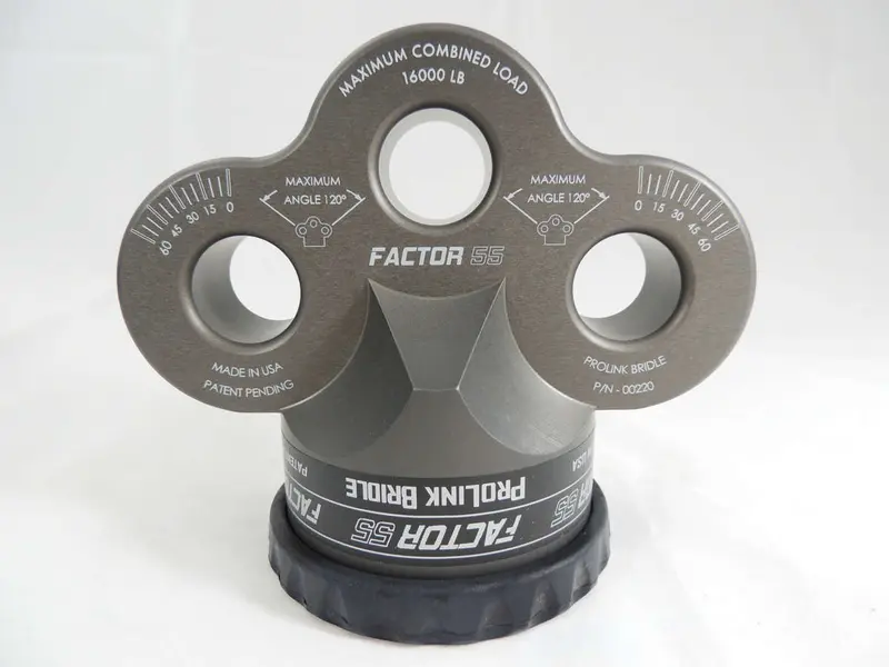 "FACTOR 55" PROLINK BRIDLE WINCH SHACKLE MOUNT, GRAY