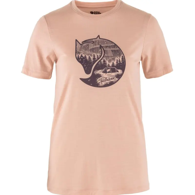 Fjäll Räven - Abisko Wool Fox SS W - Chalk Rose-Port - Damen