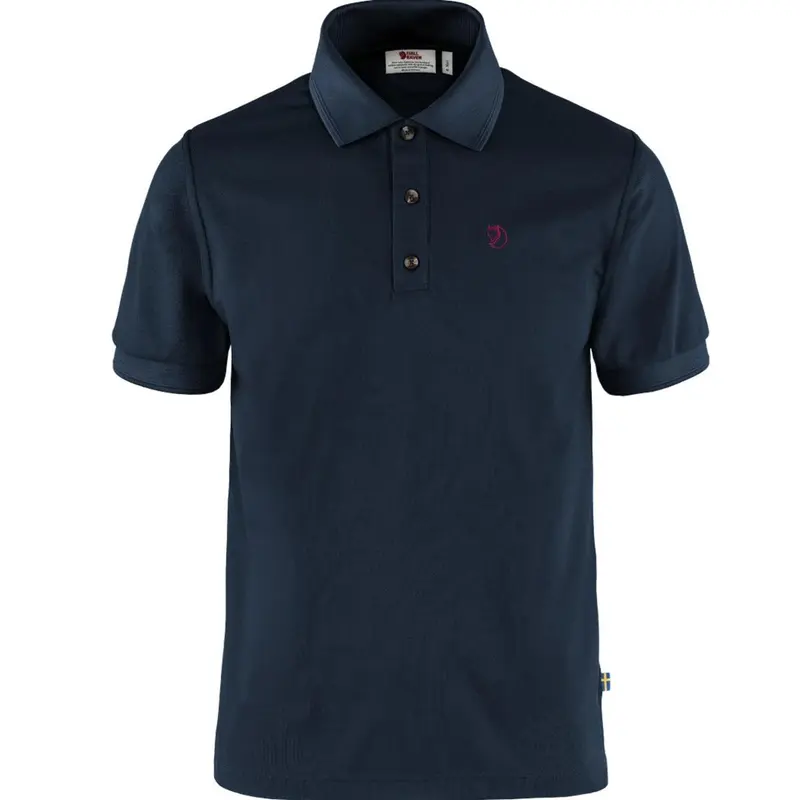 Fjäll Räven Crowley Pique Shirt M blueblack