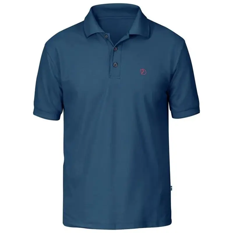 Fjäll Räven Crowley Pique uncle blue Herren Polo Shirt