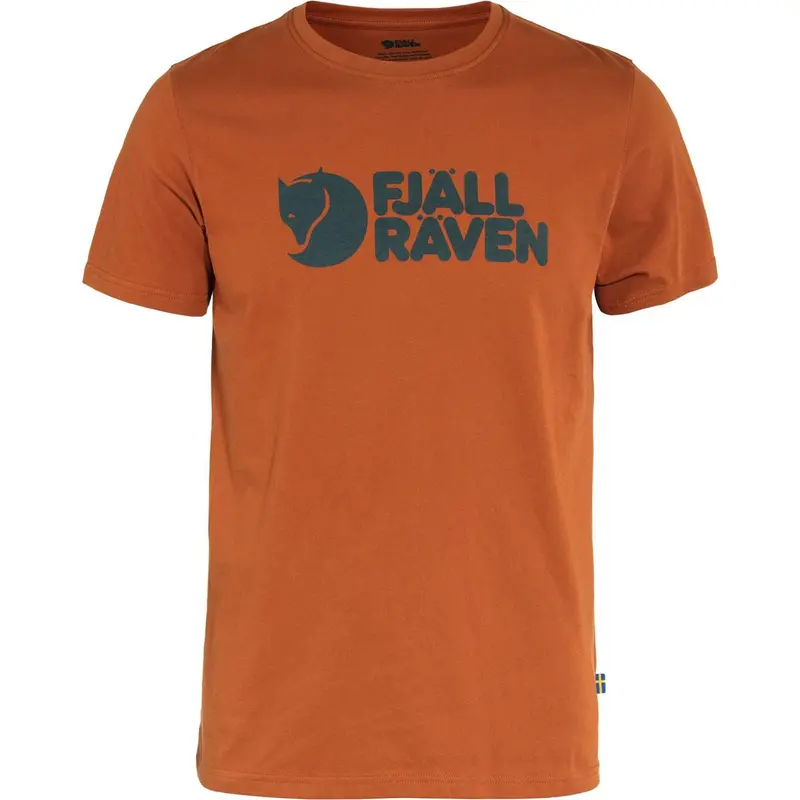 Fjäll Räven Logo M terracotta brown Herren T-Shirt