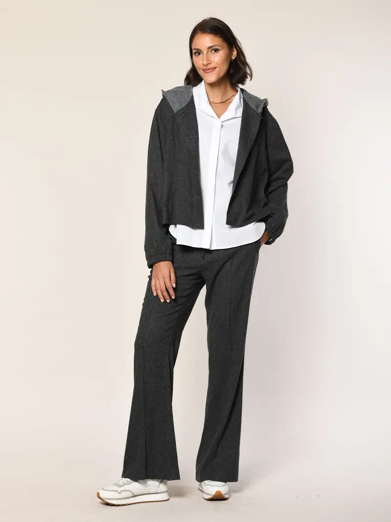 Flanell Tweed Jacke