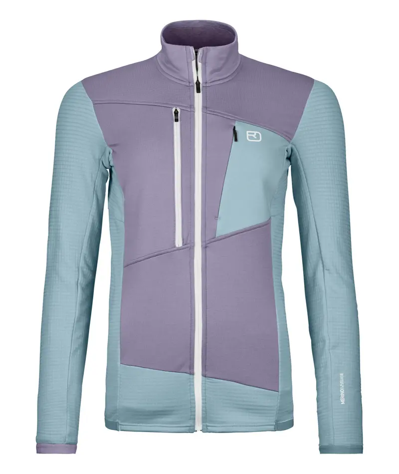 Fleece Grid Jacket W