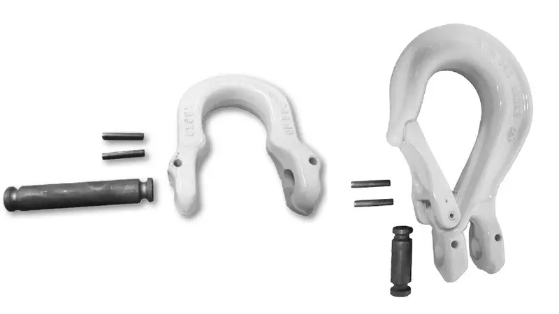 Haken für Kunststoffseil 12mm, inkl. Verbinder, 3.200 kg Tragkraft