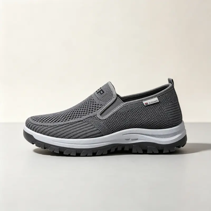 Herren Atmungsaktive Slip-On Sneakers mit rutschfester Sohle Drune