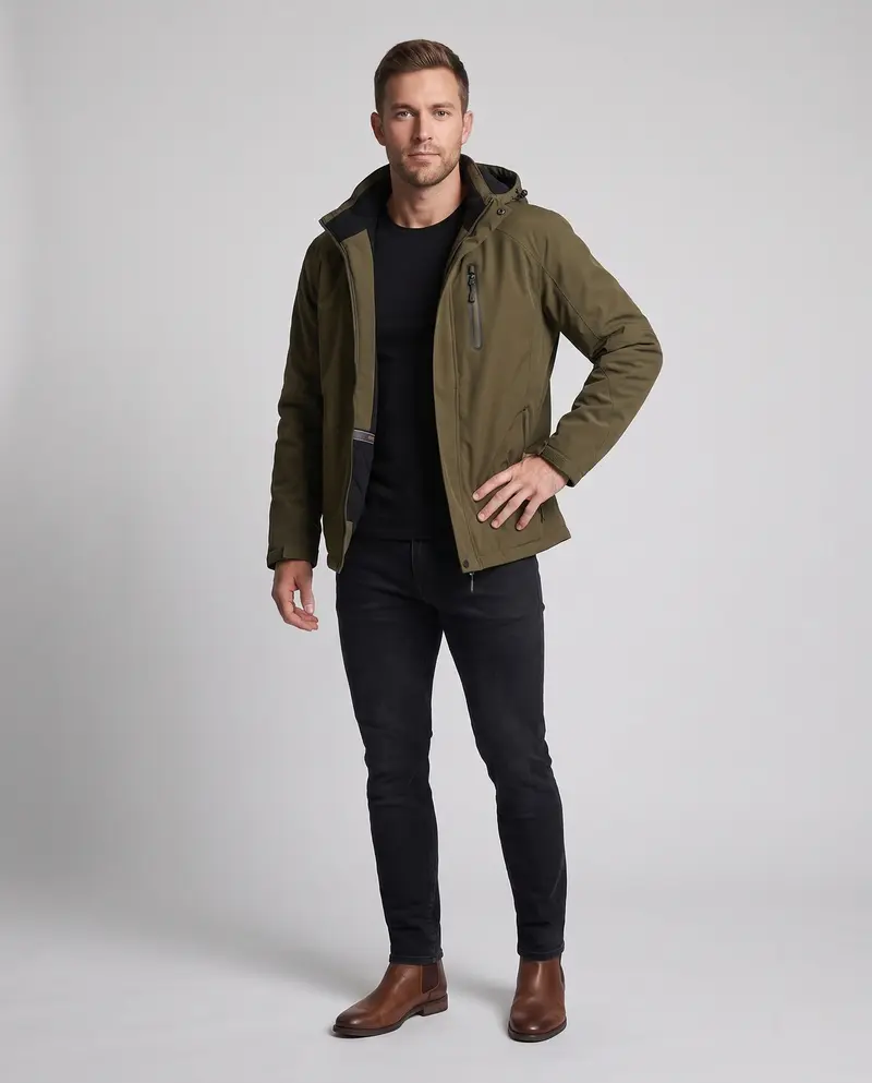 Herren beheizte Winterjacke Drune