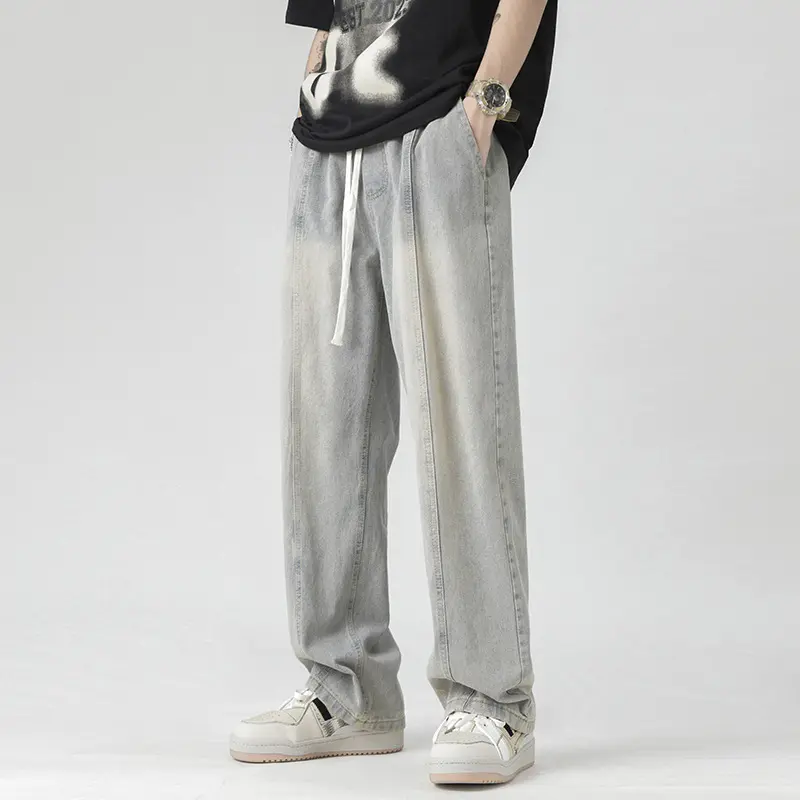 Herren Bequeme Baggy-Jeans Drune