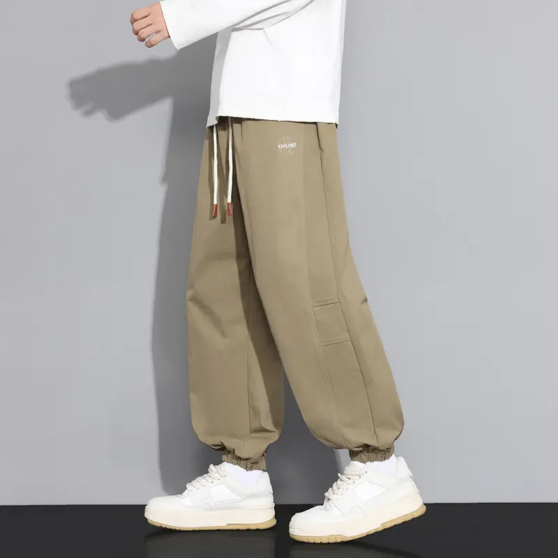 Herren Bequeme Relaxed Fit Bundfaltenhose
