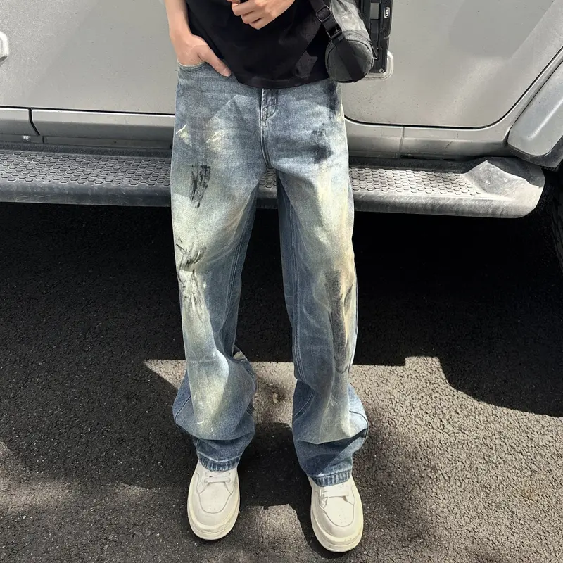 Herren Bequeme und lässige Relaxed-Fit Jeans Drune