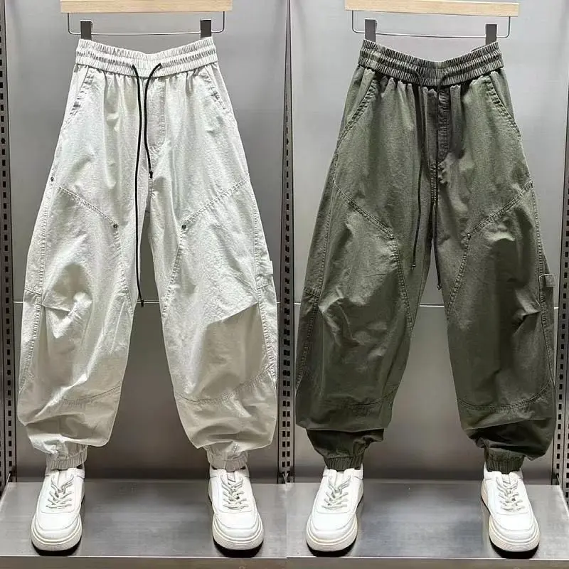 Herren Bequeme Utility Cargo-Hose Drune