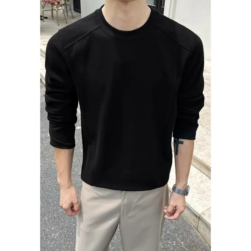 Herren Bequemer Langarm-Pullover Drune