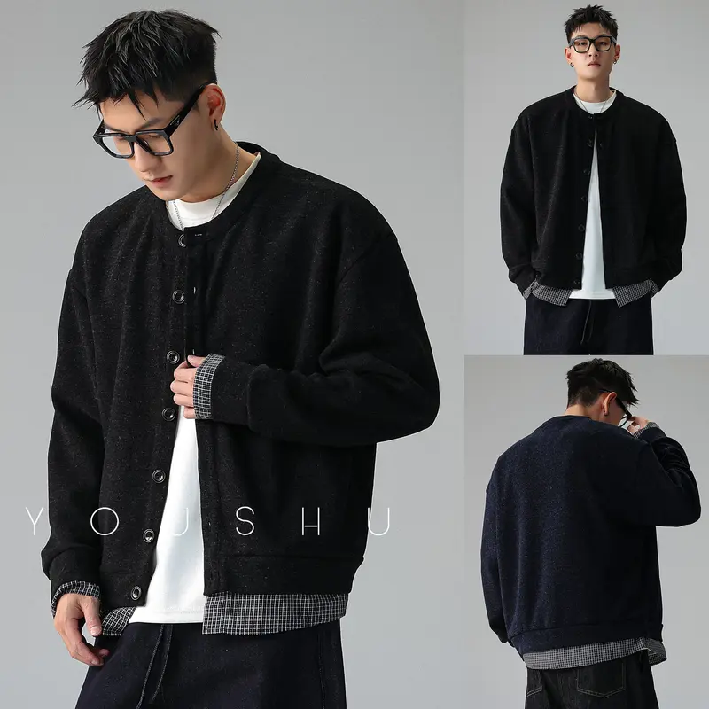 Herren Bewegungsfreundliche Oversized-Jacke Drune