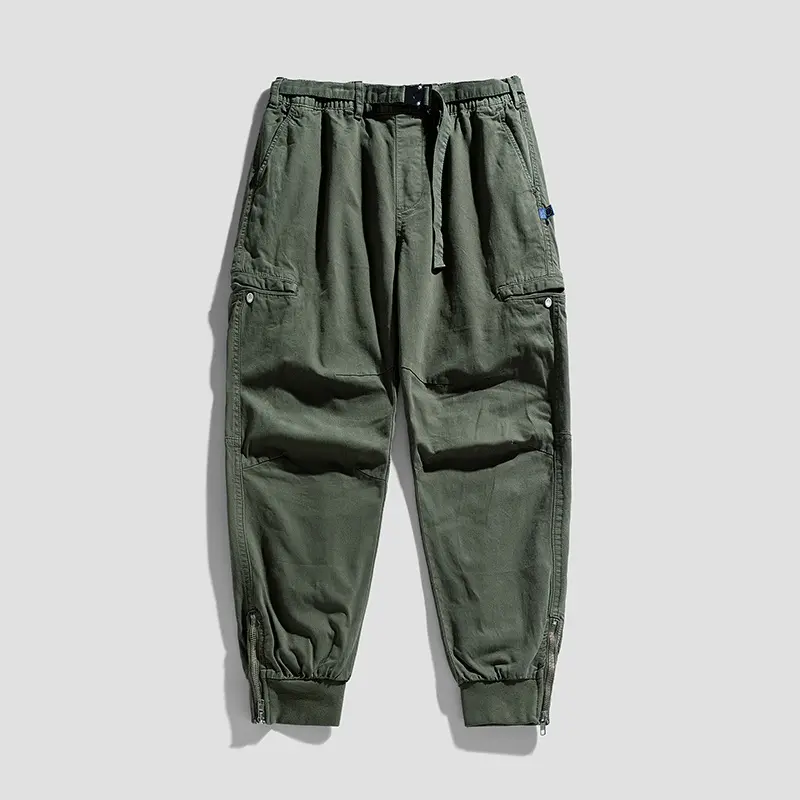 Herren Cargohose im Jogger‑Cut mit Multifunktions‑Taschen, verstärkten Knien und Reißverschlussbündchen Drune