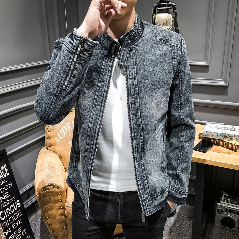 Herren Denim Freizeitjacke Drune