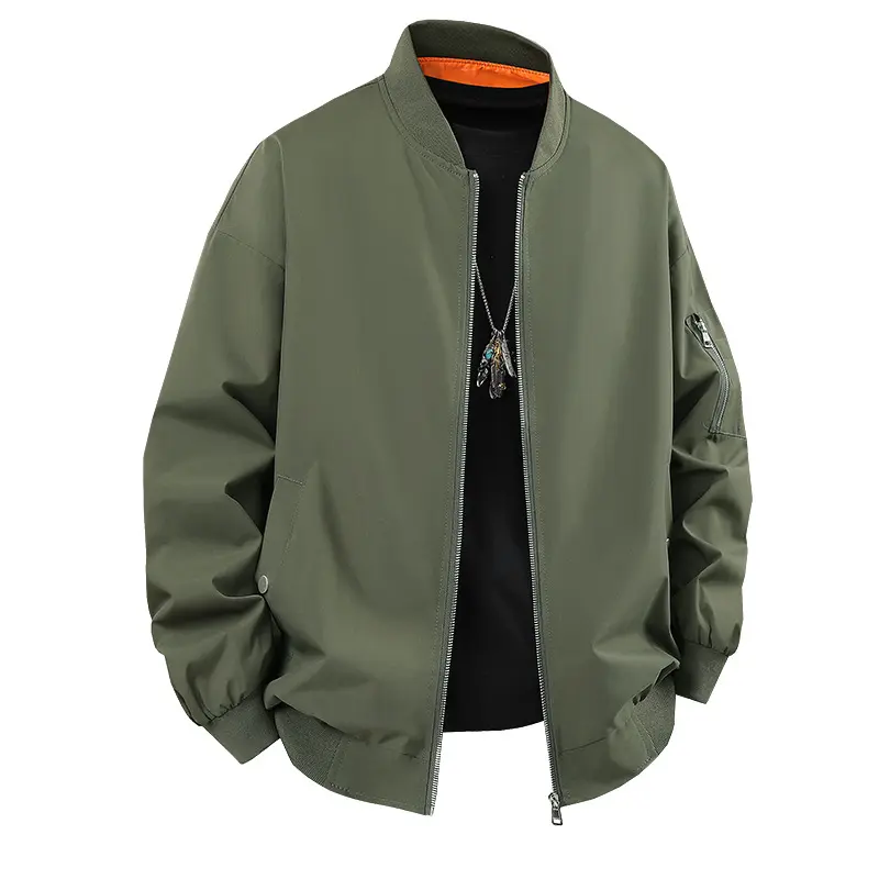 Herren Freizeitjacke mit hohem Kragen und praktischen Taschen Drune