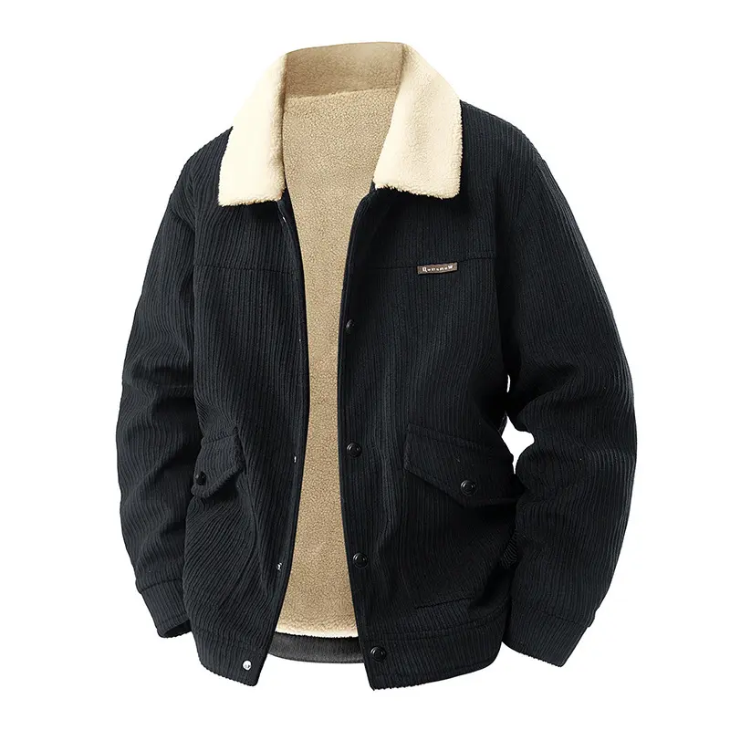 Herren Freizeitjacke mit Teddy-Futter Drune