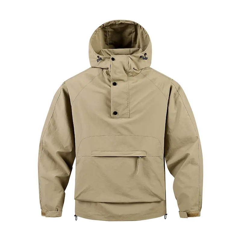 Herren Funktionale Outdoor-Jacke mit hohem Kragen