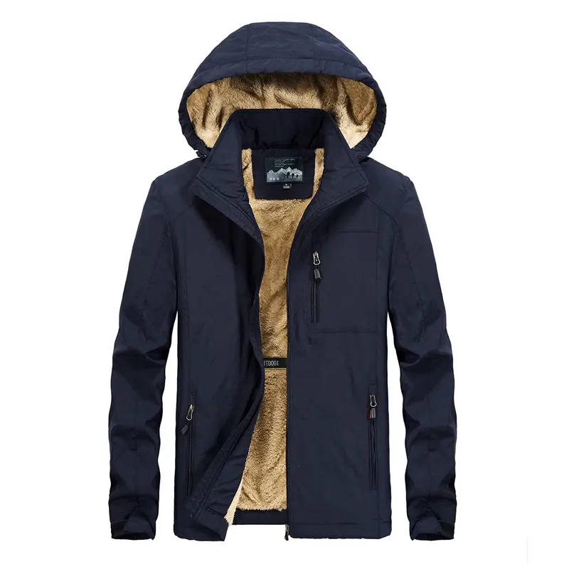 Herren Funktionale Outdoorjacke mit warmem Fleecefutter Drune
