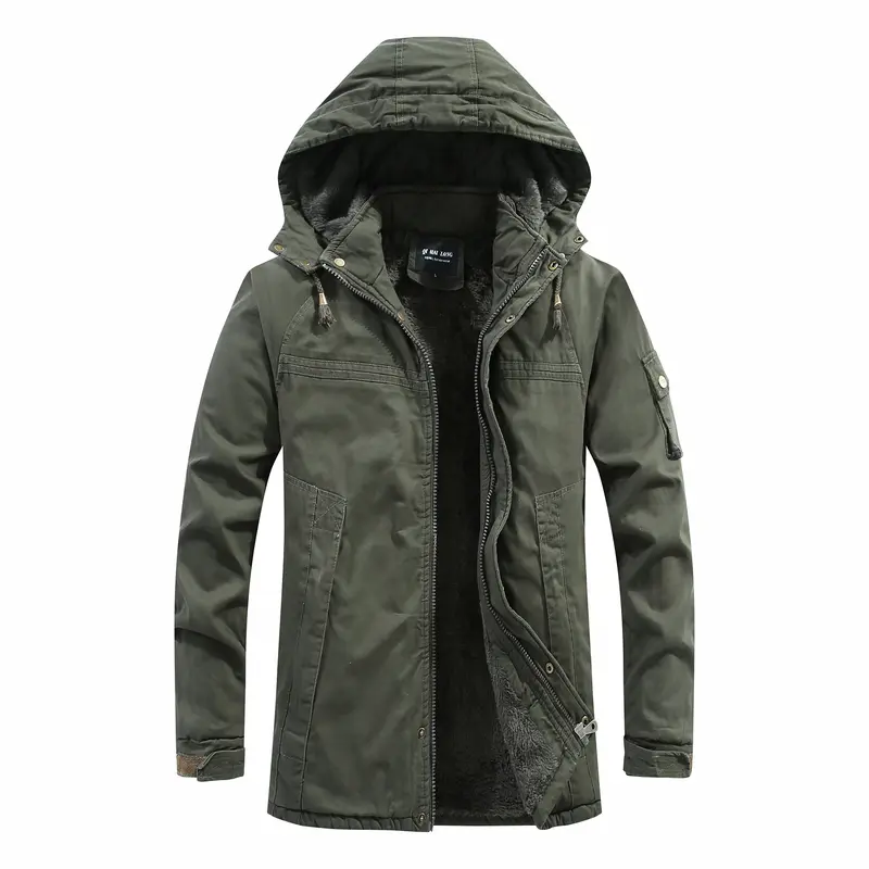 Herren Funktionale Winterjacke mit Kapuze Drune