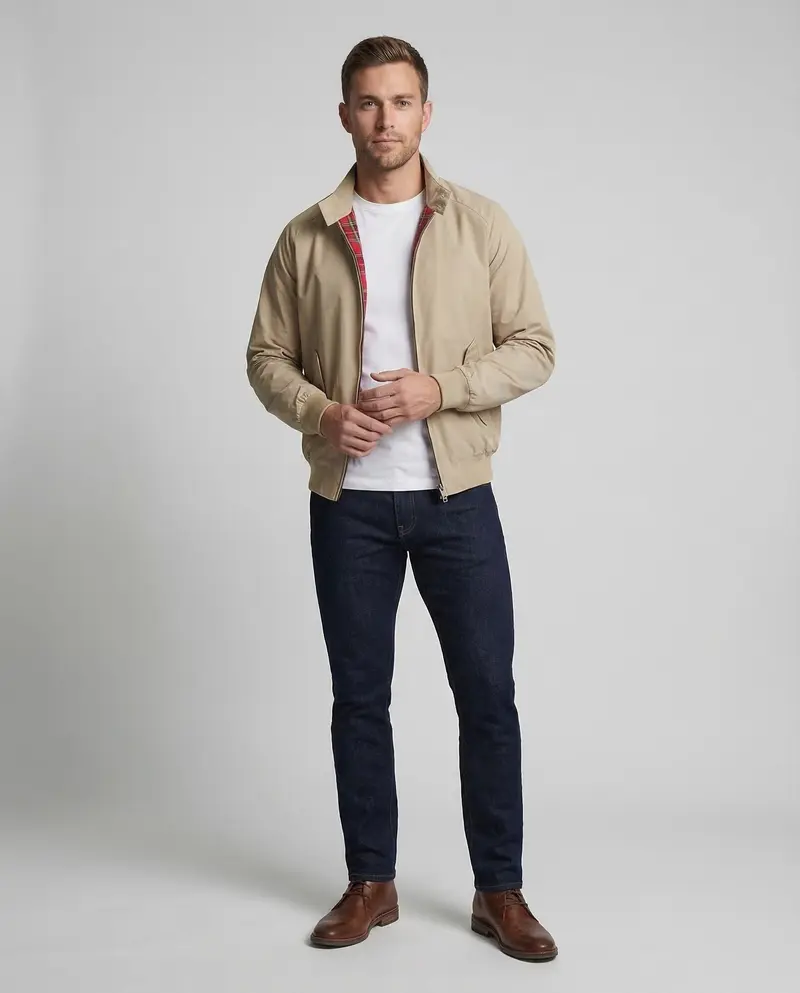 Herren Harrington Jacke Winddicht