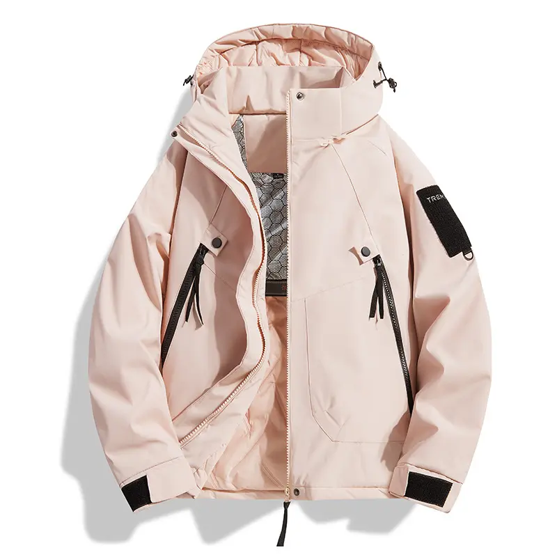 Herren Isolierte Kapuzen-Fieldjacke mit gesteppter Thermofütterung, winddichter Hülle & Utility-Taschen Drune