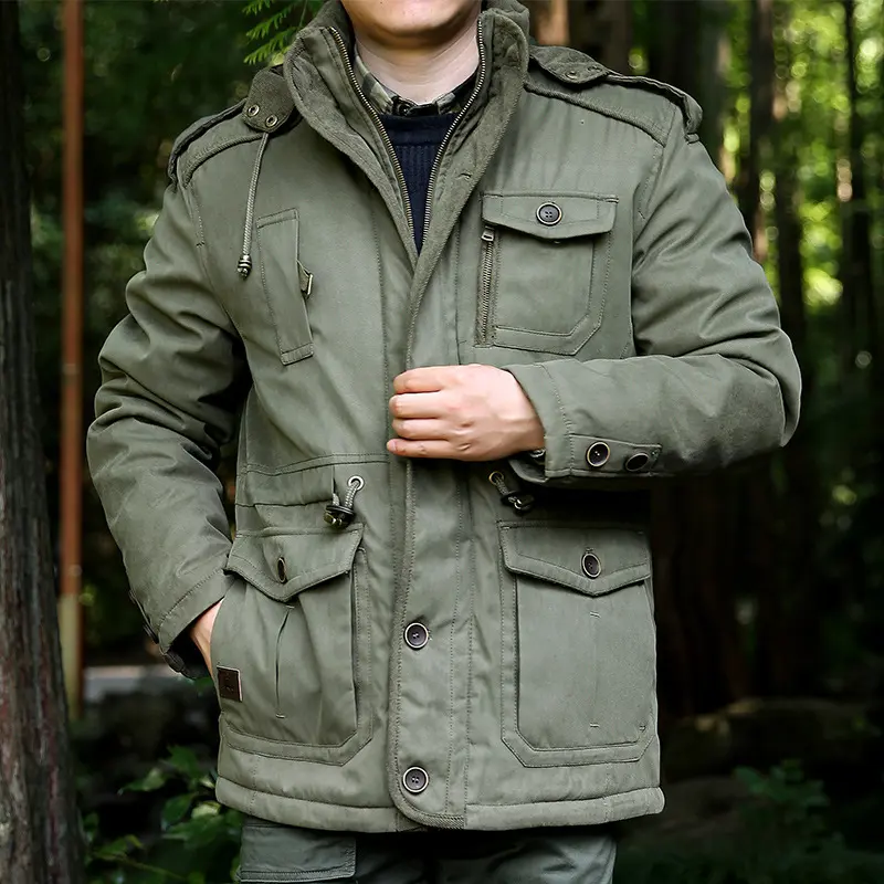 Herren isolierte Parka Jacke Drune