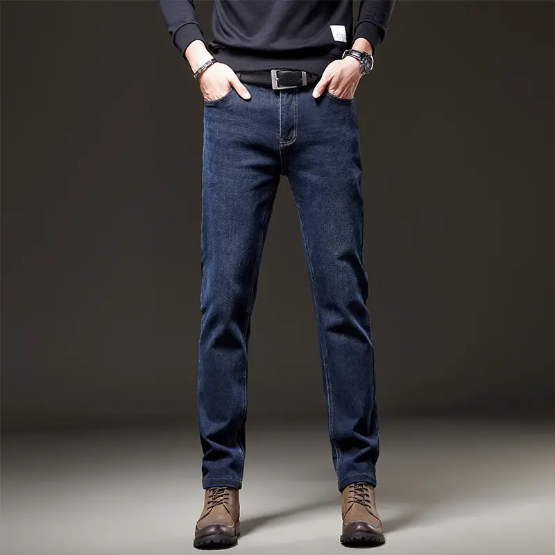 Herren Jeans im geraden Schnitt aus Stretch-Denim mit klassischem fünf‑Taschen‑Schnitt Drune