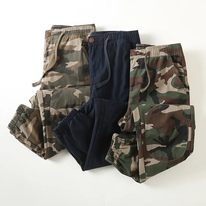 Herren Jogger-Cargohose mit Knieverstärkung und elastischem Bund Drune