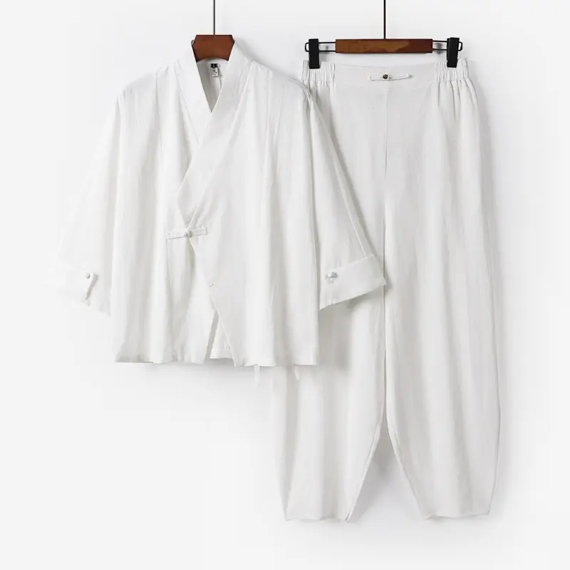 Herren Kimono-Jacken- und Haremshosen-Set Drune
