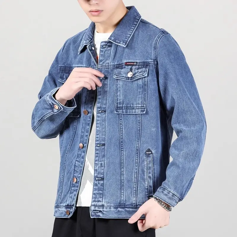 Herren klassische Denim-Jacke Drune