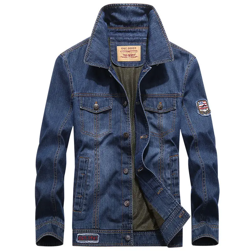 Herren Klassische Jeansjacke Drune