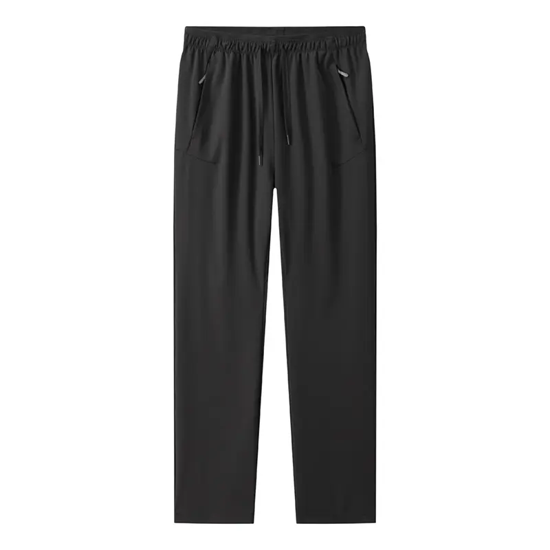 Herren Konische Travel-Jogginghose aus Funktionsjersey mit Elastbund, Kordelzug & verdeckten Reißverschlusstaschen Drune