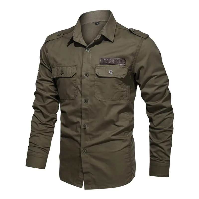 Herren Langarmhemd Drune