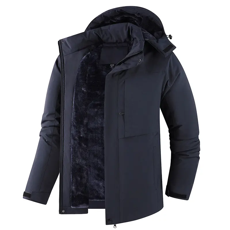 Herren Lässig gefütterte Winterjacke Drune