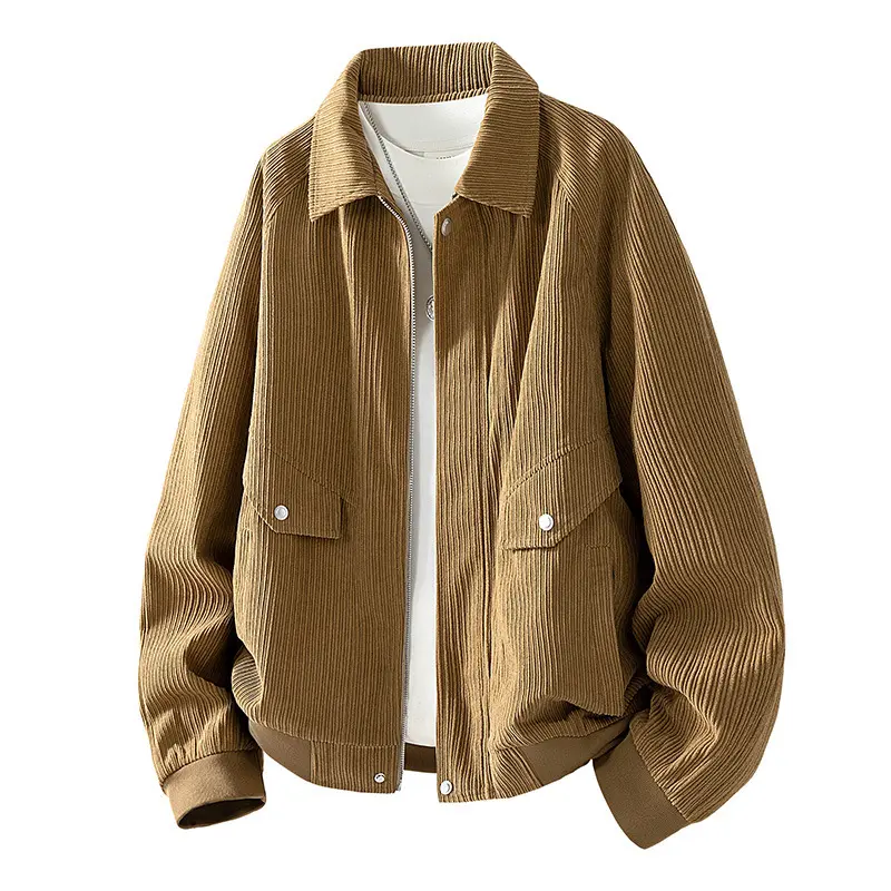 Herren Lässige Cordjacke Drune