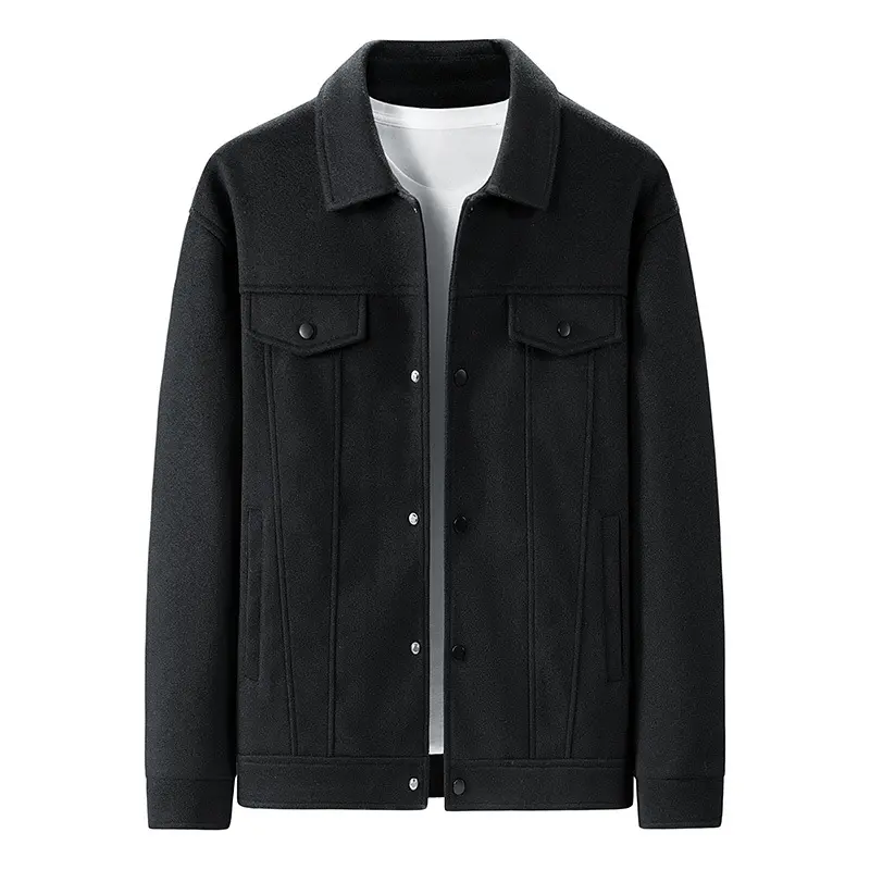 Herren Lässige Cordjacke mit einzigartigem Muster Drune