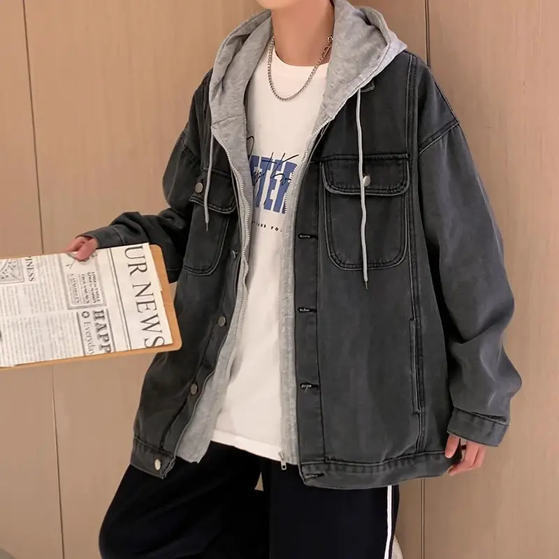 Herren Lässige Denimjacke mit praktischen Taschen Drune