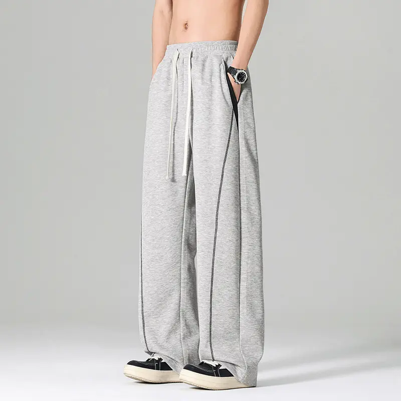 Herren Lässige Freizeithose mit hohen Beinen