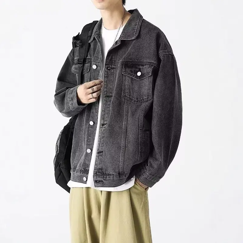 Herren Lässige Jeansjacke Drune