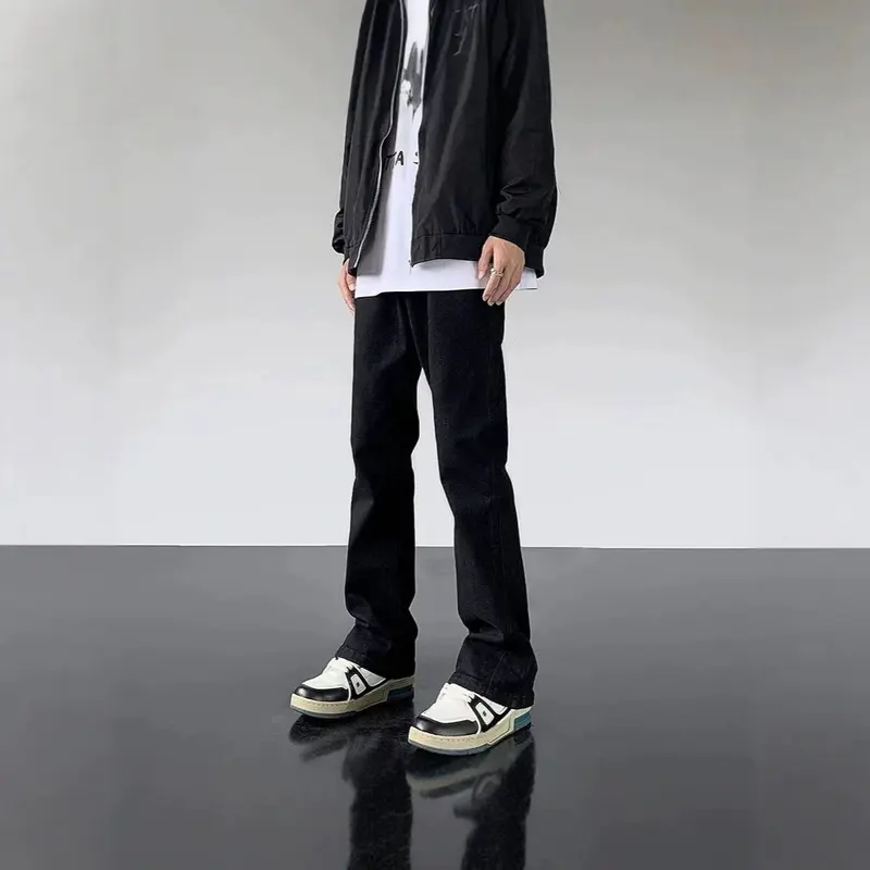 Herren Lässige Lockere Jeans Drune
