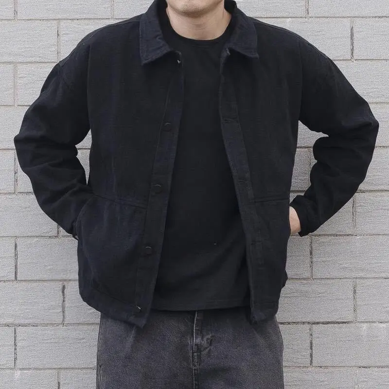 Herren Lässige Oberjacke im Workwear-Stil Drune