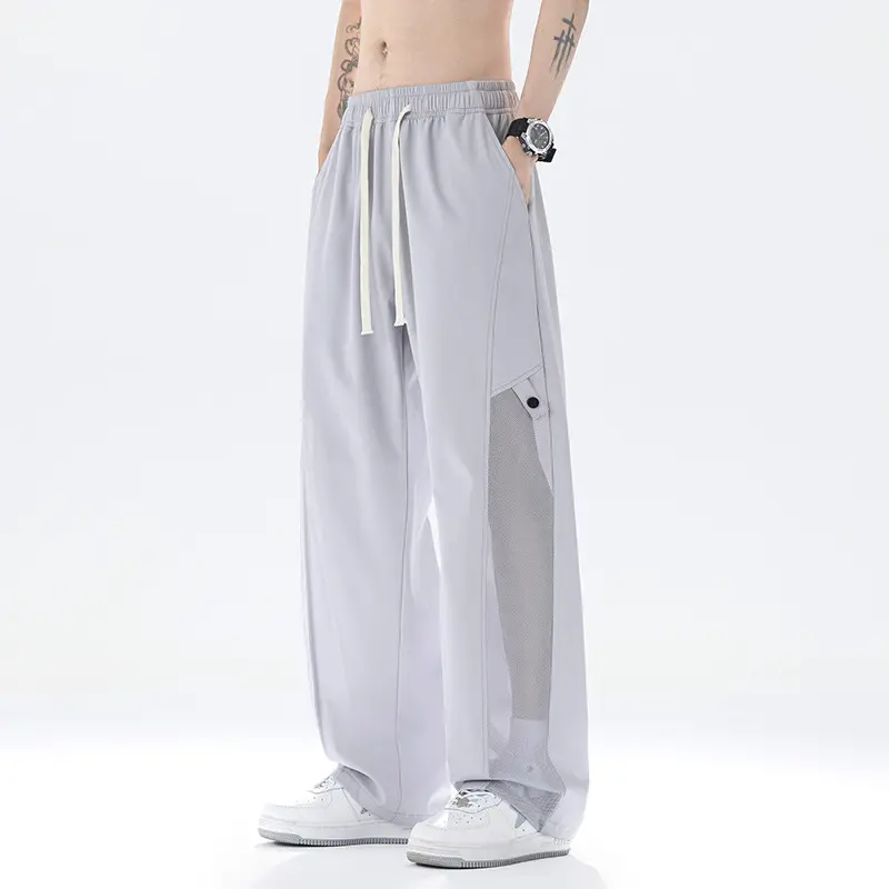 Herren Lässige Sporthose mit atmungsaktiven Einsätzen