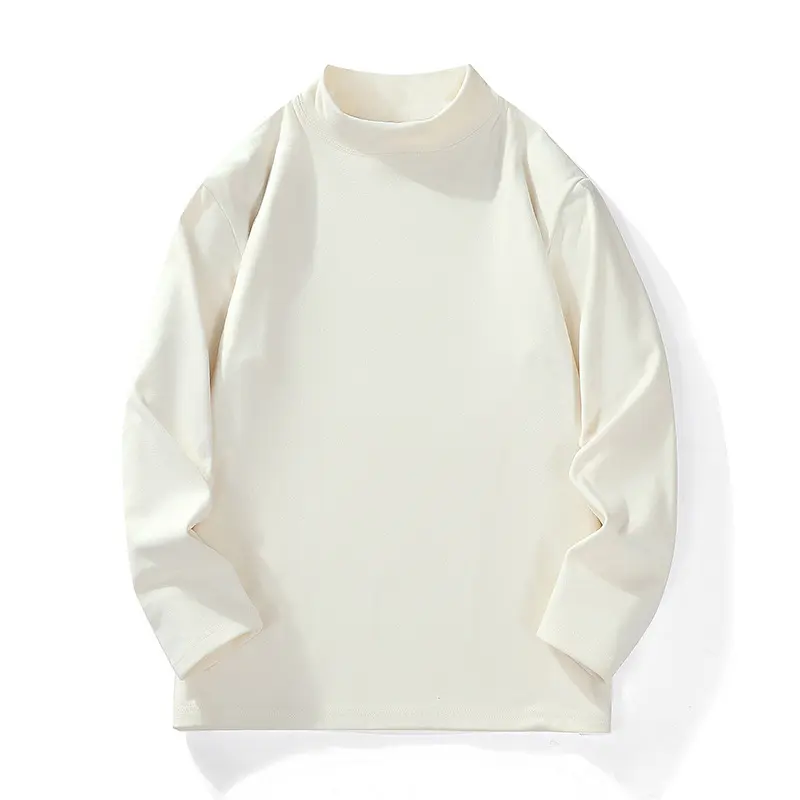 Herren Lässiges Oversize-Mockneck-Longsleeve aus Feinstrick mit verlängertem Schnitt Drune