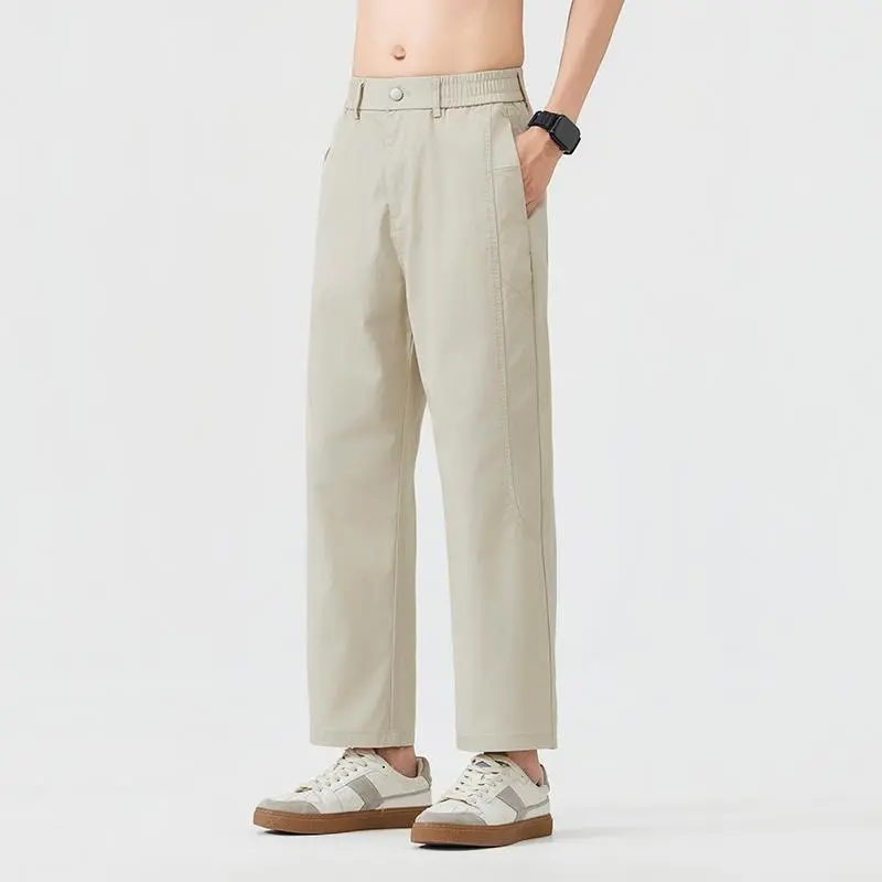 Herren Legere Relaxed Fit Stoffhose Drune