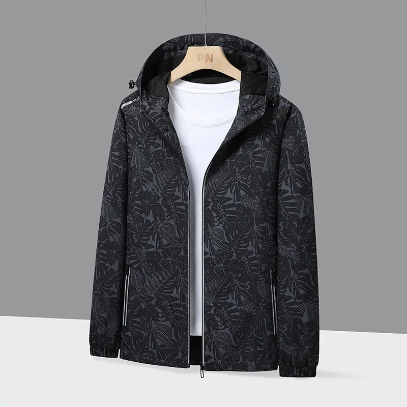 Herren Leichte Outdoor-Jacke mit Kapuze Drune