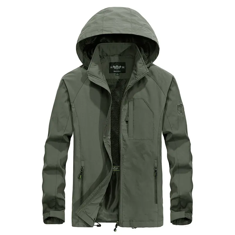 Herren Leichte Outdoorjacke mit Kapuze Drune