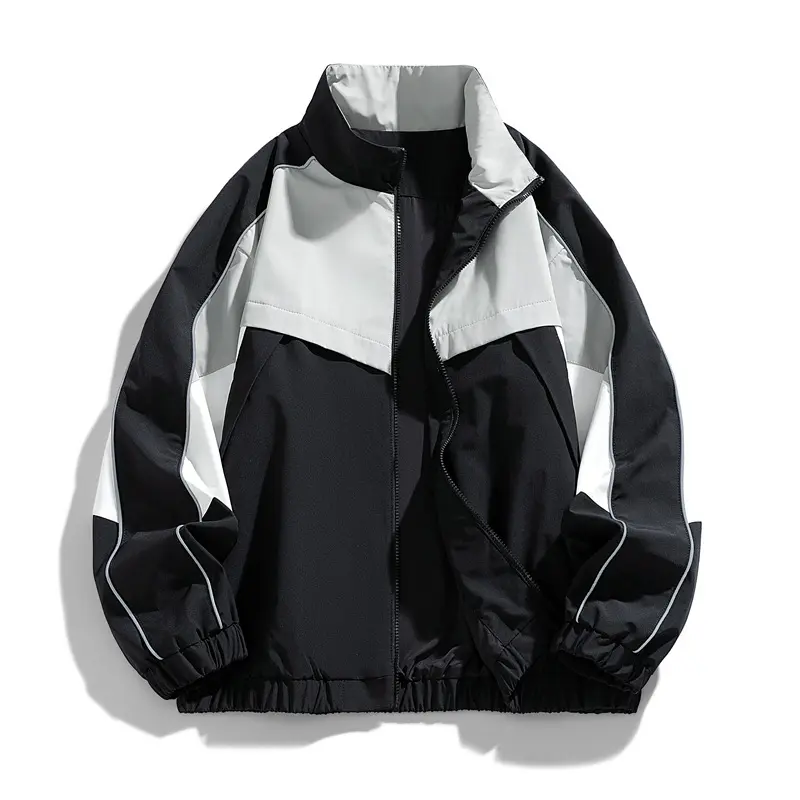 Herren Leichte Sportjacke mit hohem Kragen Drune