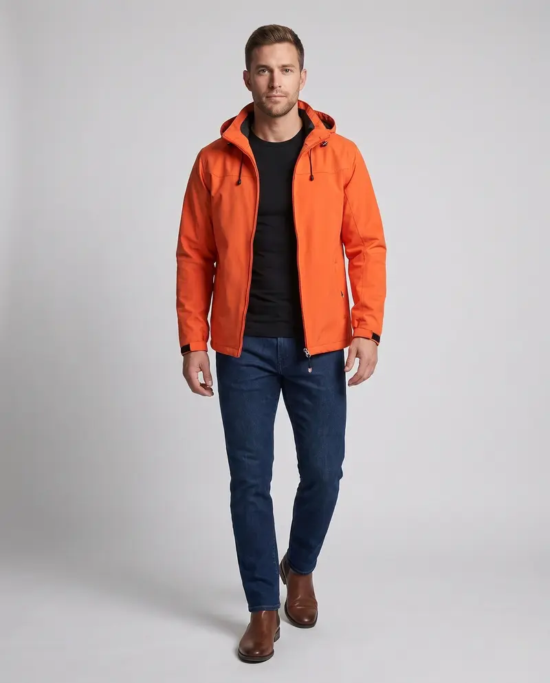 Herren Leichte Wasserabweisende Jacke Drune