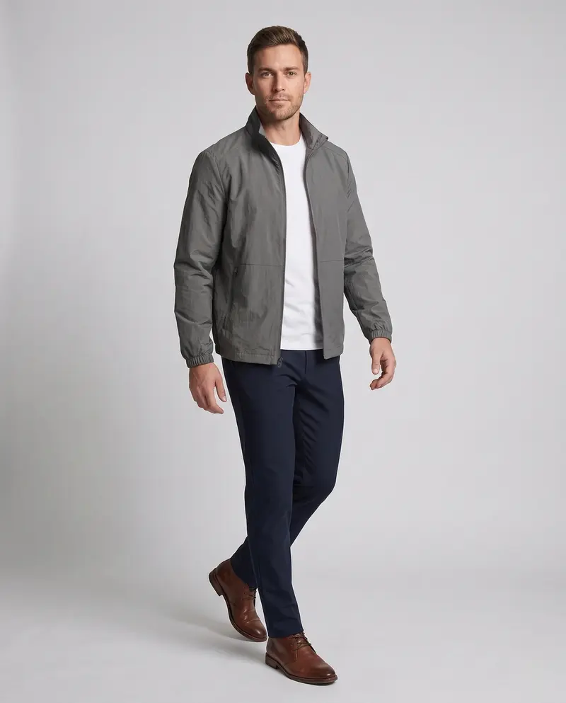 Herren Leichte Wind- und Wasserabweisende Outdoor-Jacke Drune